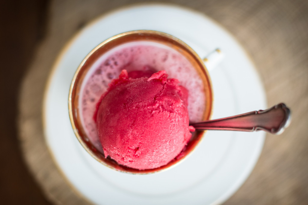 Johannisbeersorbet