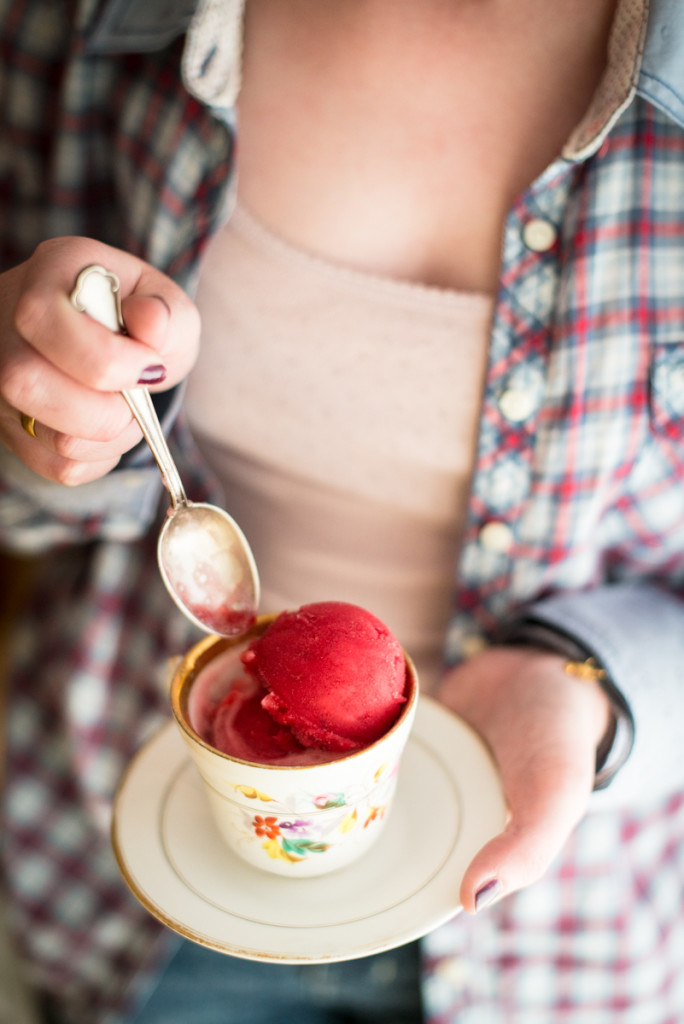 red currant sorbet