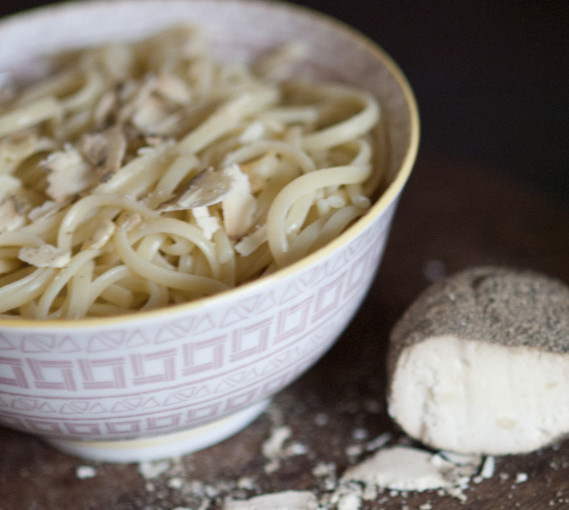 Einfach kann so lecker sein! Spaghetti aglio olio mit Belper Knolle