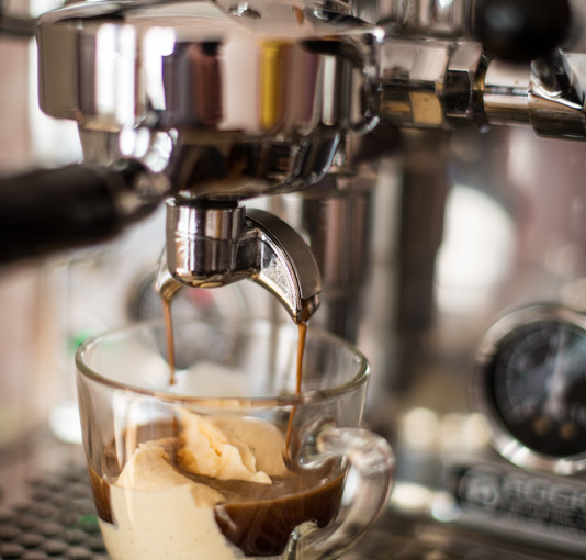 Urlaub für den Kopf: Eiskaffee
