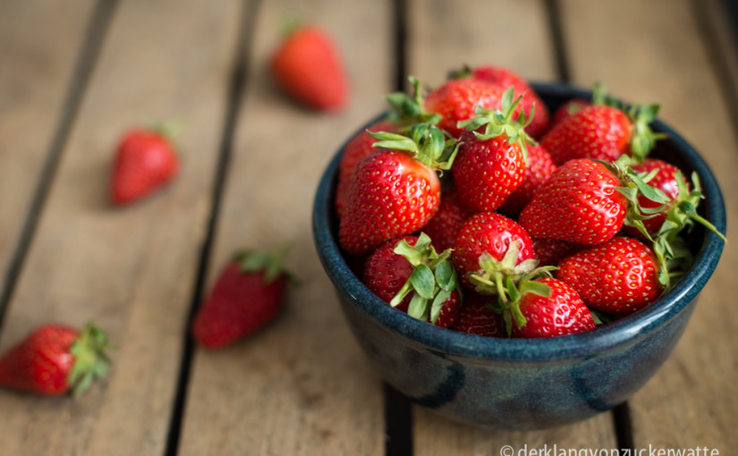 Strawberries with cream